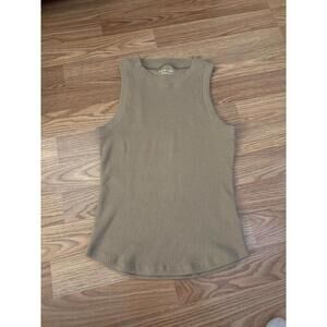 American Eagle Ribbed Tank Top Size Small